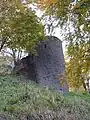 Tour de flanquement du mur d'enceinte.