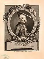 Jean-Louis La Ruettecomédien italien ordinaire du Roid'après Sébastien Leclerc.