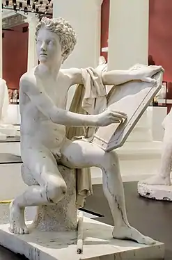 Jeune Spartiate vouant son bouclier à sa patrie (1836), Amiens, musée de Picardie.