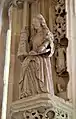 La statue de sainte Barbe.