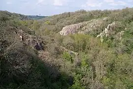 Château du Pressoir à Sainte-Radegonde au nord-est.
