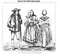 Costumes vendéens du XIXe&nbsp;siècle.