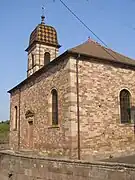 Vue sur l'église.