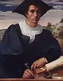 portrait de jeune homme lettré