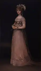 Portrait de Marie Louise de Bourbon, par Francisco de Goya