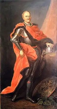 Franciszek Maksymilian Ossoliński, grand-maître de la maison du roi.