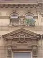 Détail de la façade du 19 rue Svetosavska