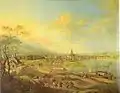 Vue de Francfort depuis l'ouest, vers 1790, Musée historique, Francfort.