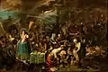 main de gloire au centre de la peinture Le Sabbat des sorcières par Frans Francken II en 1607
