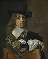 Portrait de Willem Coenraetsz. Coymans, 1645, huile sur toile, 76,8&nbsp;x 63,5&nbsp;cm (National Gallery of Art, Washington).