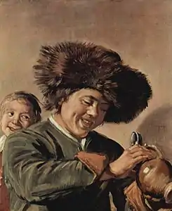 Deux jeunes garçons riant, c.1626, huile sur toile, 68&nbsp;x 56.5&nbsp;cm (localisation inconnue)