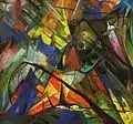 Tirol (Tyrol), 1914, huile sur toile (135,7&nbsp;×&nbsp;144,5&nbsp;cm), Galerie nationale d'art moderne (Munich).