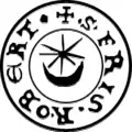 Robert de la terre de Retz. Sceau templier du XIIIe&nbsp;siècle, probablement du précepteur des commanderies de la Coudrie et de Biais. Découvert au XIXe&nbsp;siècle, dans la ville de Saint-Père-en-Retz, en Loire-Atlantique, sur le site de la commanderie de Biais,.