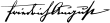 Signature de Frédéric-Auguste&nbsp;III