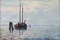 Boat in Harbor, Venice, sans date