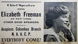 Annonce de sa participation à un évènement pour la NAACP.