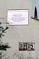 Plaque mémorialed'Adam Kuckhoff