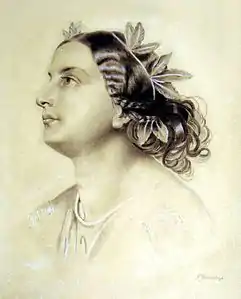 Italienne, vers 1887