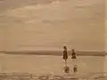 Deux filles sur la plage