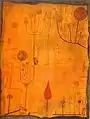 Paul Klee, Fruits on Red (1930)