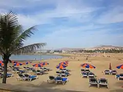 La plage.