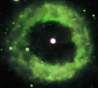 NGC 6369 par le centre de recherche et développment NOIRLab.
