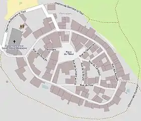 Localisation de Cité médiévale de Pérouges