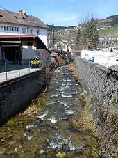 Ruisseau de Forgotte au pont de Forgotte (Gérardmer).