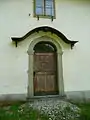 Porte du XIXe&nbsp;siècle près de Lassing