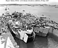 Plusieurs LST dans l'USS ABSD-6 (29 mai 1945)