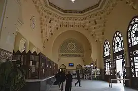 Le hall du bâtiment voyageurs.