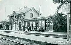 Autre cliché dela gare de 1875.