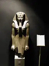 Statue de Thoutmôsis&nbsp;III trouvée à Karnak