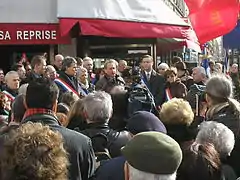 Inauguration de la place du 8-Février-1962 le 8 février 2007 : allocution de Bertrand Delanoë, maire de Paris.