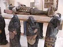 Tombe de Philippe Pot au Louvre.