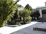 L'entrée du jardin.