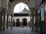 La cour intérieure.