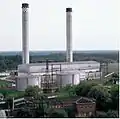 Centrale électrique à turbine à gaz.