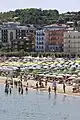 Gabicce. Hôtels sur la plage