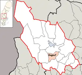 Localisation de Gagnef