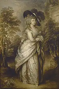 Georgiana, duchesse de Devonshire , vers 1787-1796, Washington, National Gallery of Art.