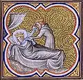 Grandes Chroniques de France de Charles&nbsp;V, Bibliothèque nationale de France, manuscrit Fr. 2813, fo&nbsp;31&nbsp;ro, vers 1370-1379.