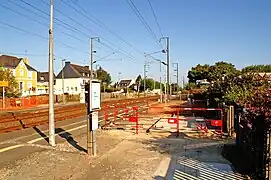 Construction d'abris de quais en 2009.