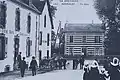 La gare de Bannalec au début du XXe&nbsp;siècle (carte postale).