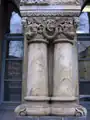 Gare de Metz (début du XXe siècle). Décor avec colonnes géminées.
