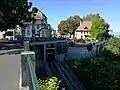 Gare amont et château de Sonnaz.