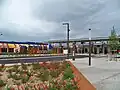 Vue de la gare, depuis la gare routière.