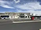 Vue de l'entrée sud de la gare.