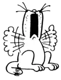 Le chat Garfield miaulant à tue-tête (1977)