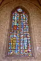 Verrière no&nbsp;1, nord du chœur - quatre saints.